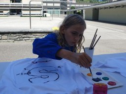 Peinture sur t-shirt